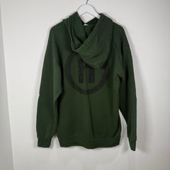 Hidden Green Logo Pullover Hoodie Size M