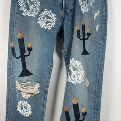 Denim Tears x Virgil Abloh 'Message in a Tear' Levis 501 Jeans