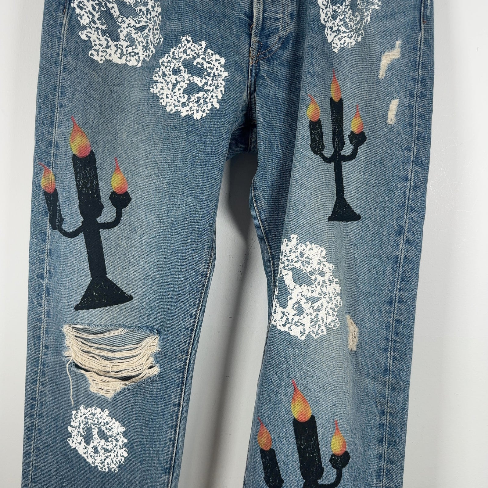 Denim Tears x Virgil Abloh 'Message in a Tear' Levis 501 Jeans