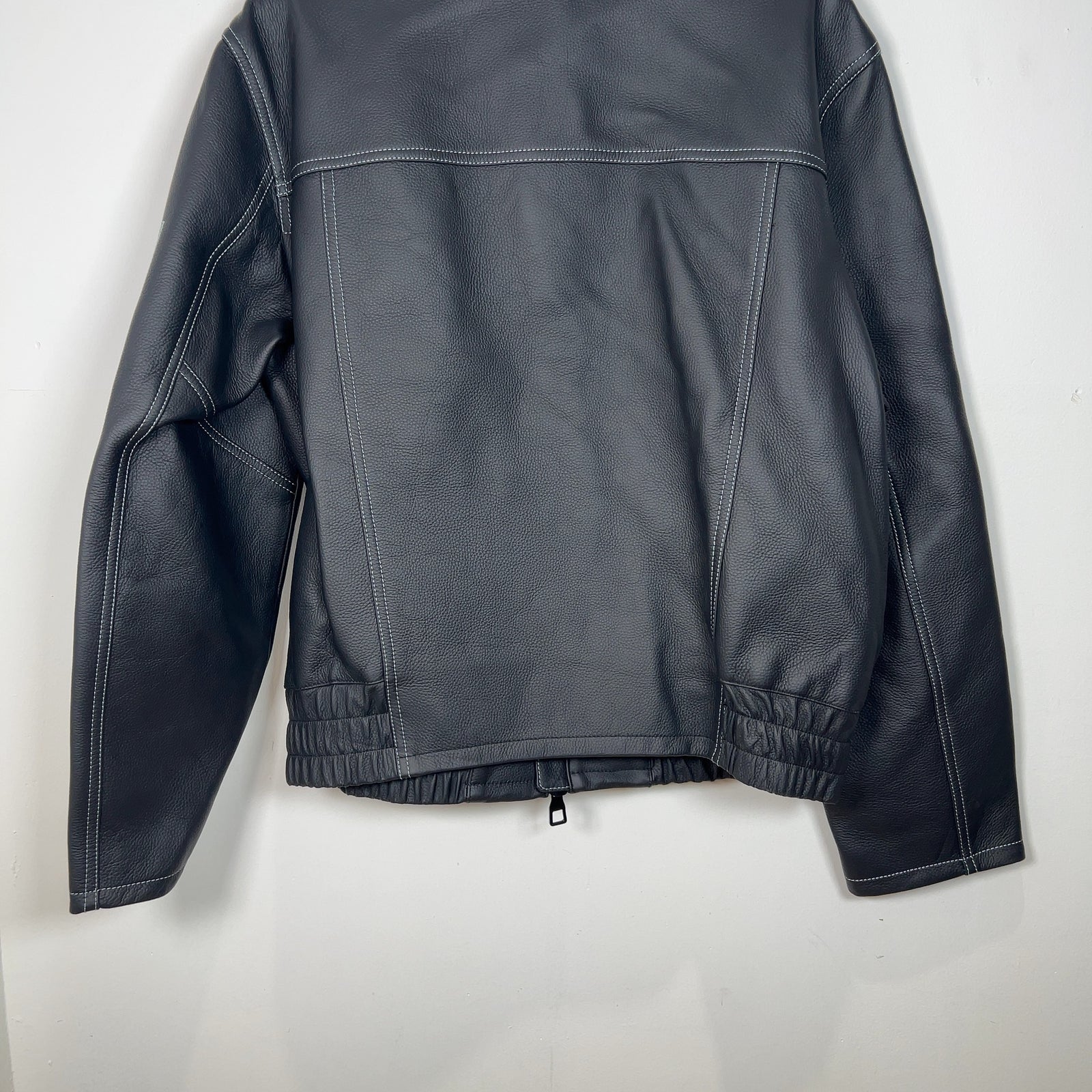 Louis Vuittion Frequency Chic Embrodied Leather Blouson Jacket Size 54