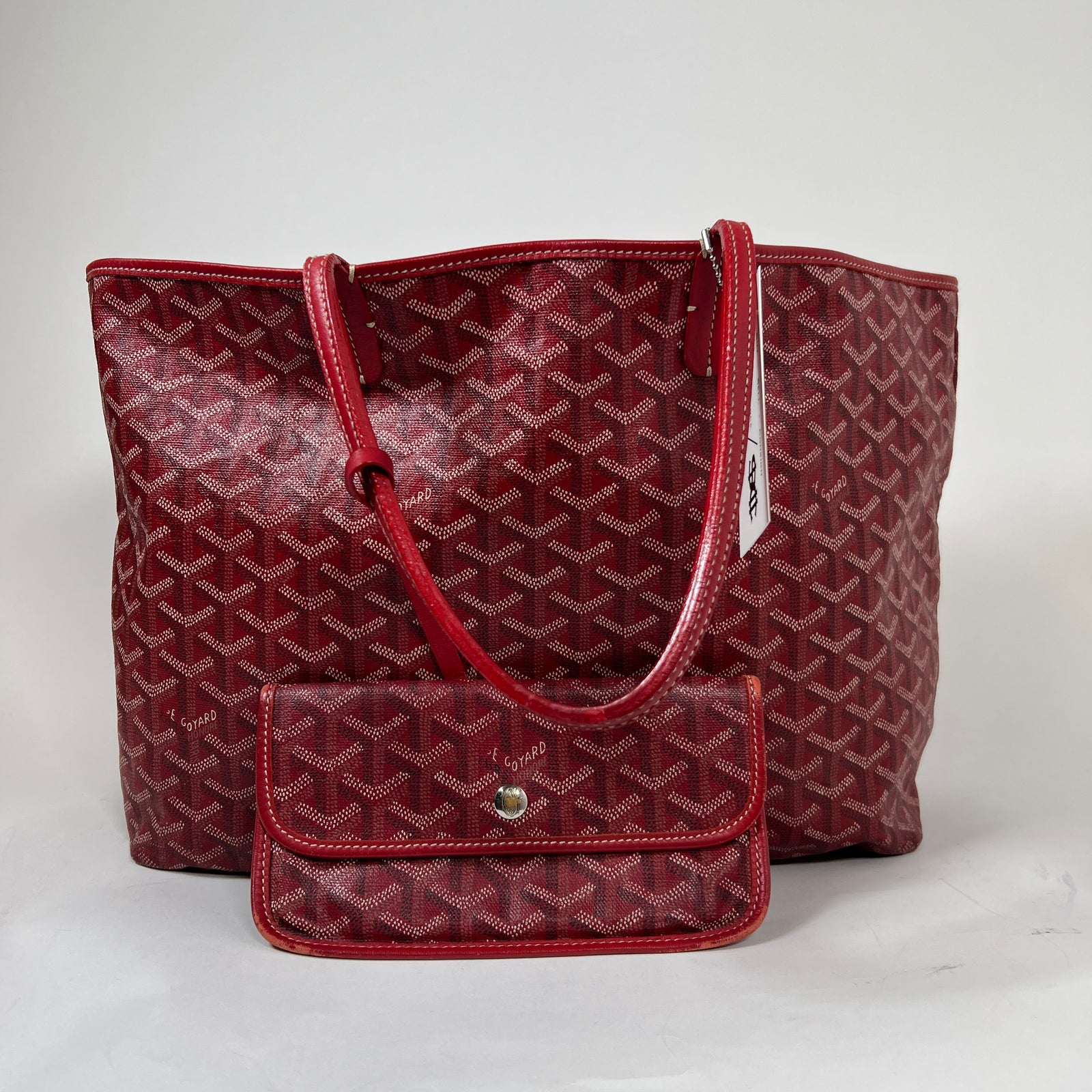 Goyard Red Saint Louis PM Tote Bag