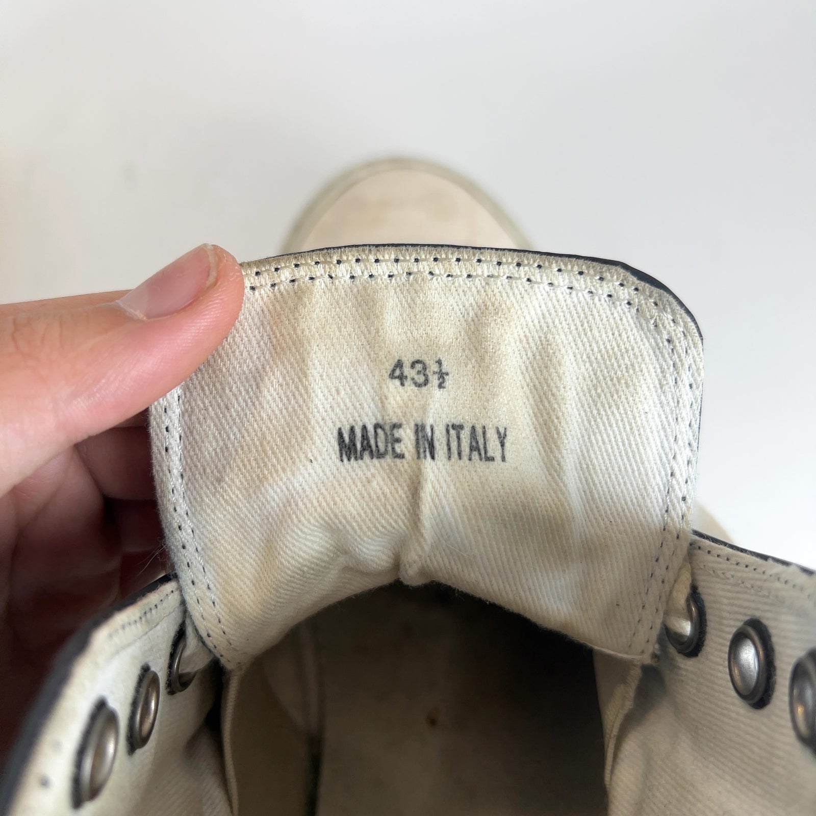 Maison Margiela Iridescent Hightop Sneakers