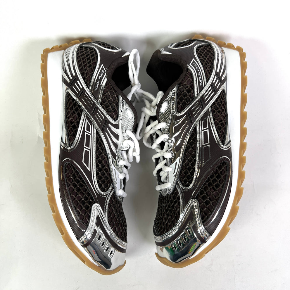 Bottega Veneta Brown Mesh Orbit Sneakers