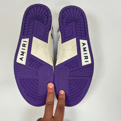 Amiri Purple Skel Low Top Sneaker Size 42