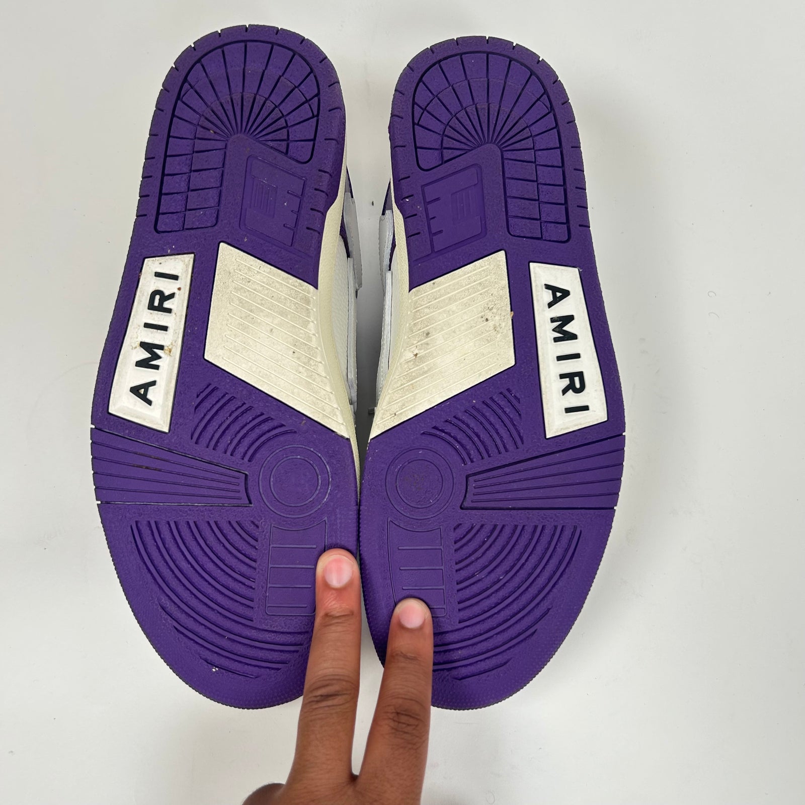 Amiri Purple Skel Low Top Sneaker Size 42
