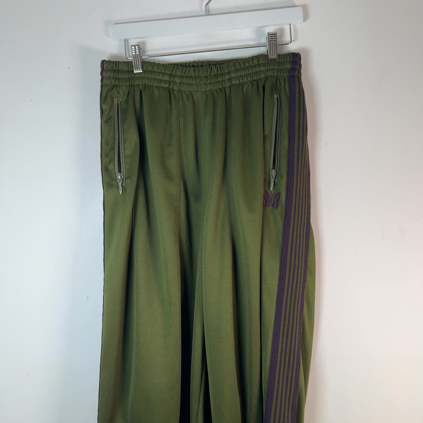 Needles H.D Green/Purple Track Pants