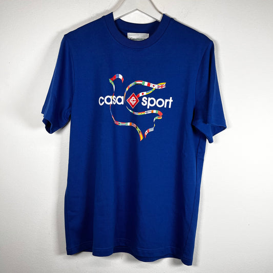 Casablanca Flag Graphic T-Shirt Size S