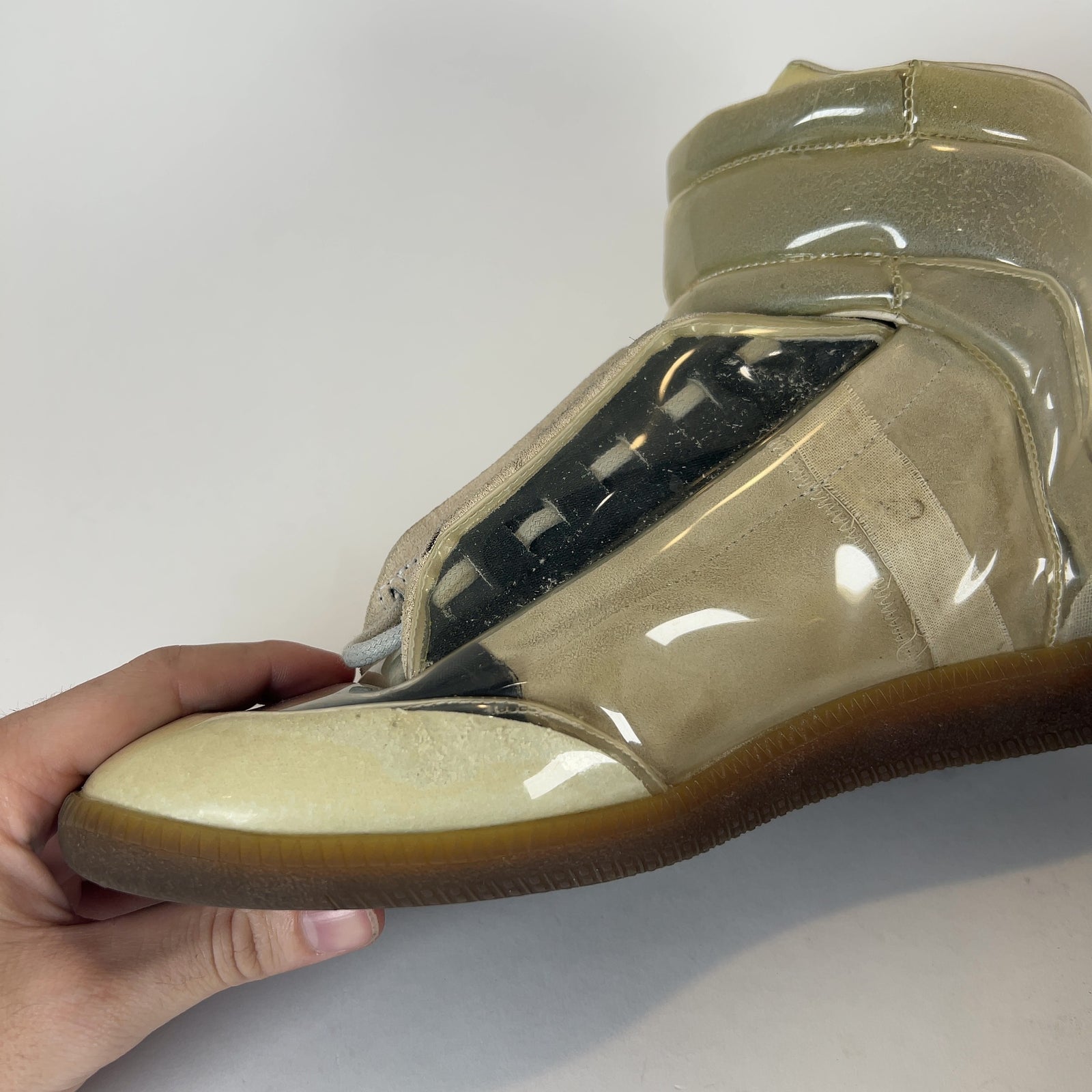Maison Margiela Translucent PVC Future Hightop Sneakers