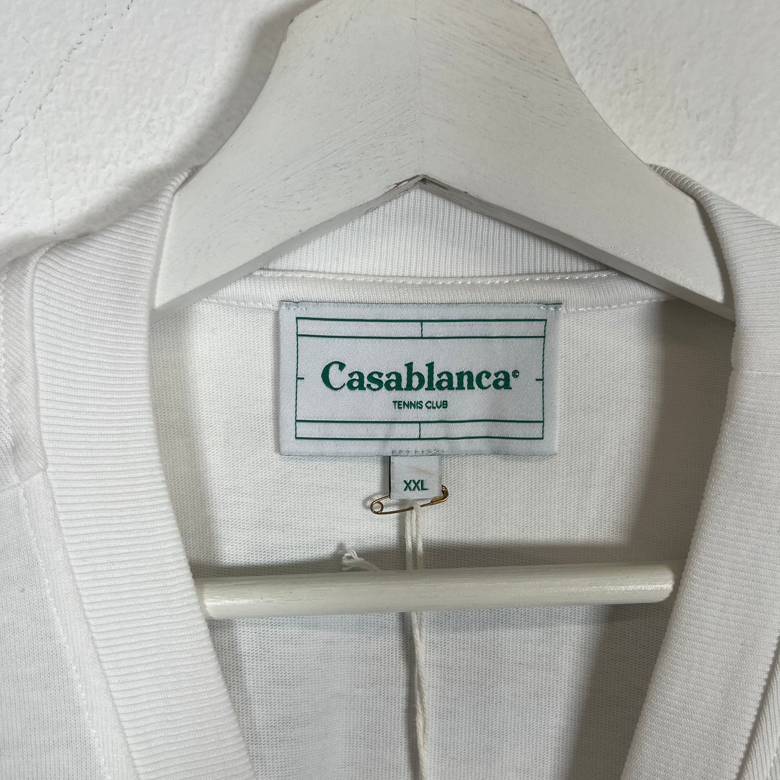 Casablanca 'Airlines' White T-Shirt Size 2XL
