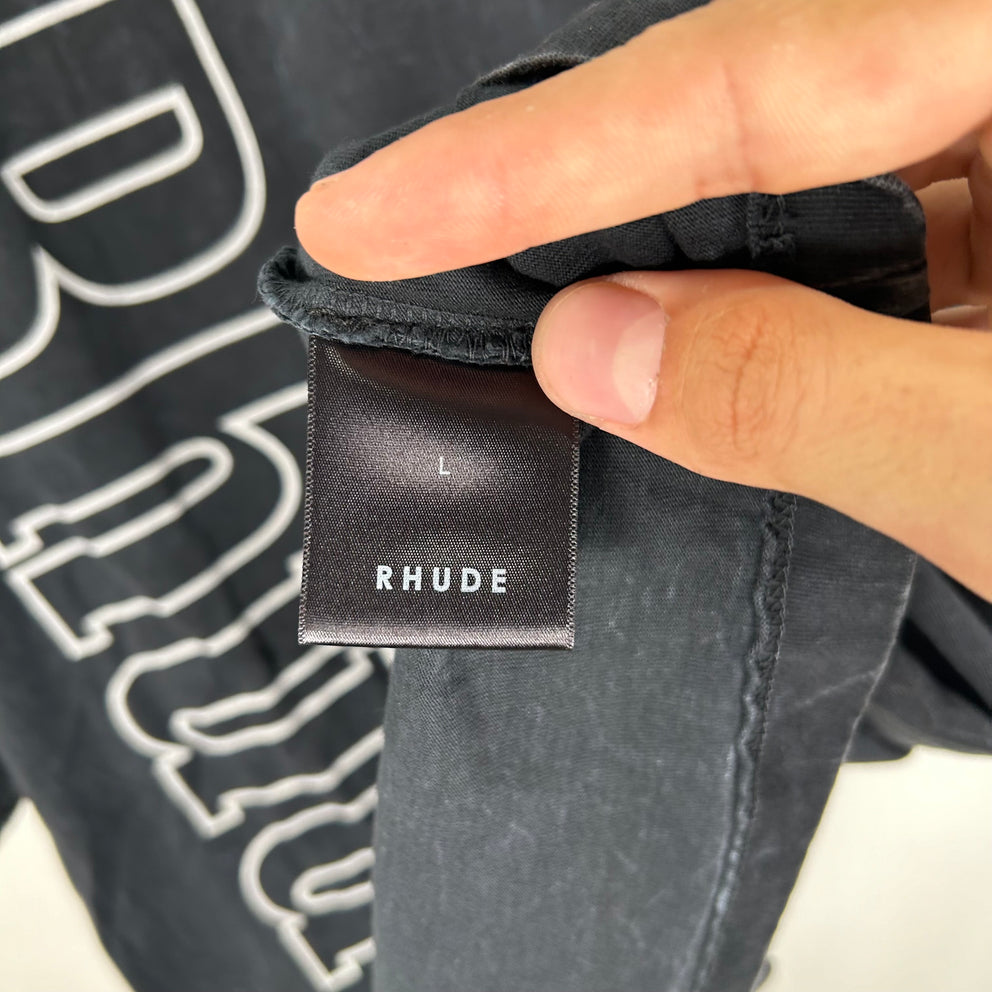 Rhude Stone Washed Graphic T-Shirt Size L