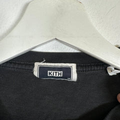 Kith Black Spiral Vintage Tee Size M