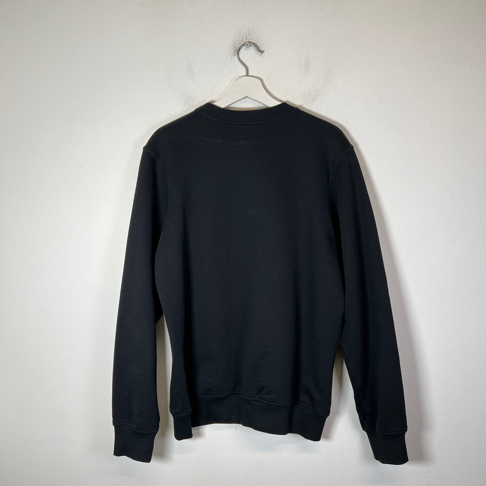 Casablanca Black Rainbow Crayon Embroidered Sweatshirt Size S