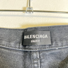 Balenciaga FW22 Lost Tape Flare Denim Jeans