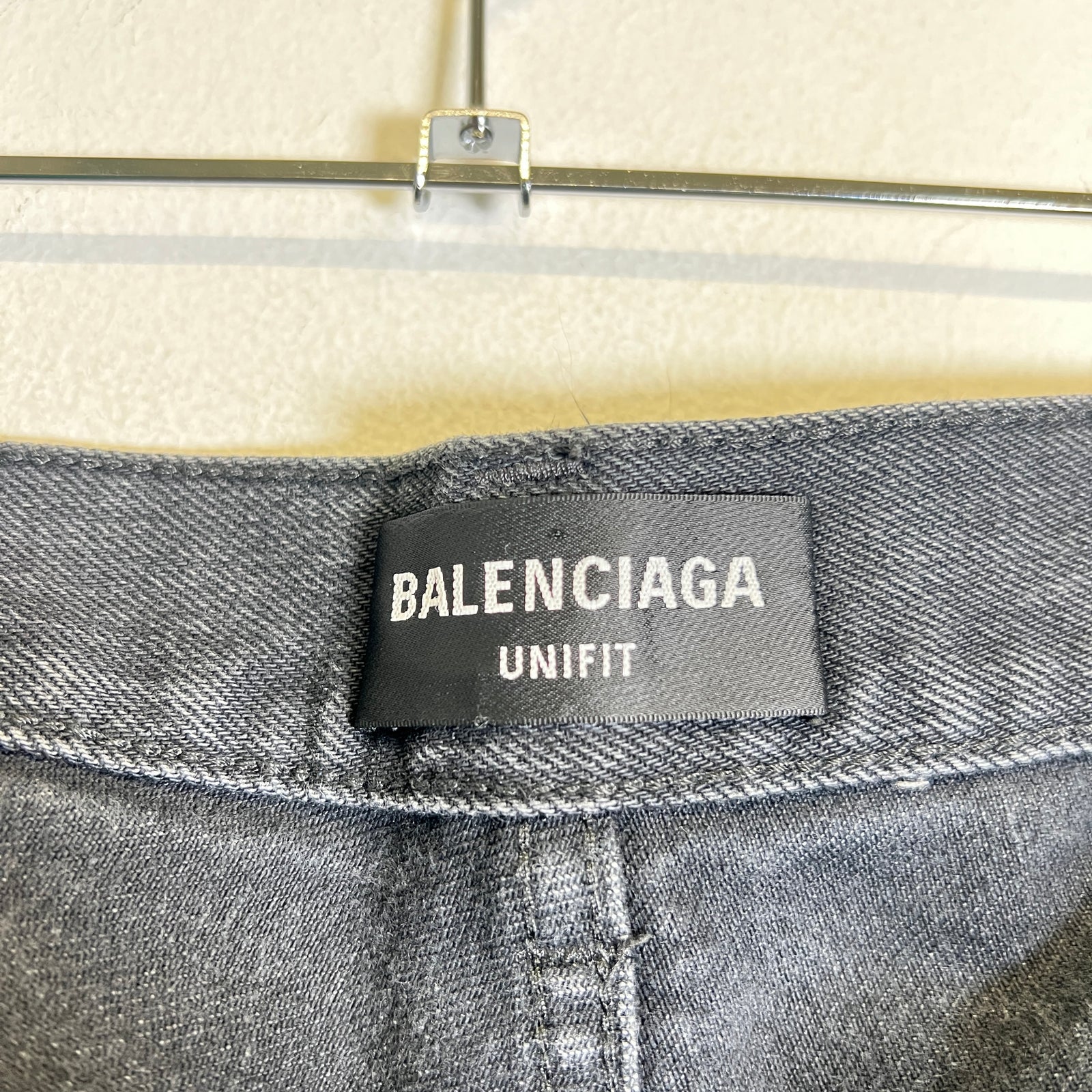 Balenciaga FW22 Lost Tape Flare Denim Jeans