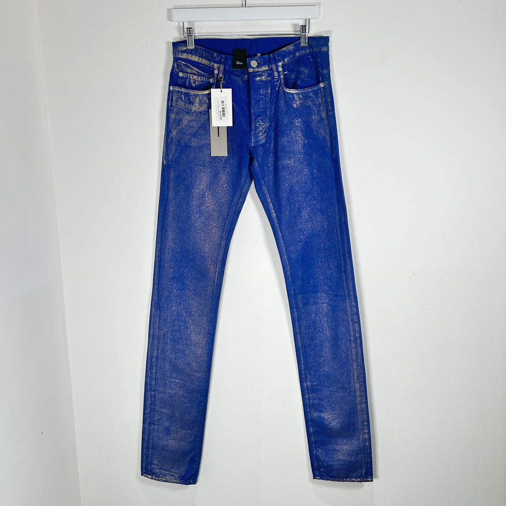 Dior Blue Gold Wax Denim Size 29