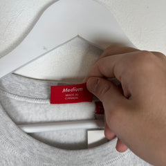 Supreme Ash Grey Cities Arc Crewneck Size M