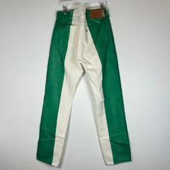 Denim Tears White/Green Lagos Jeans Size 34
