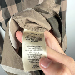 Burberry Big Plaid Button-Up Shirt