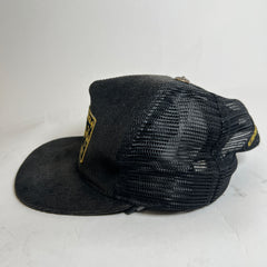Chrome Hearts Black/Gold CH Hollywood Corduroy Trucker Hat