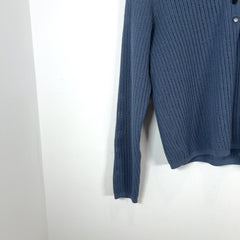 Rag & Bone Knitted Cropped Button-Up Polo Shirt
