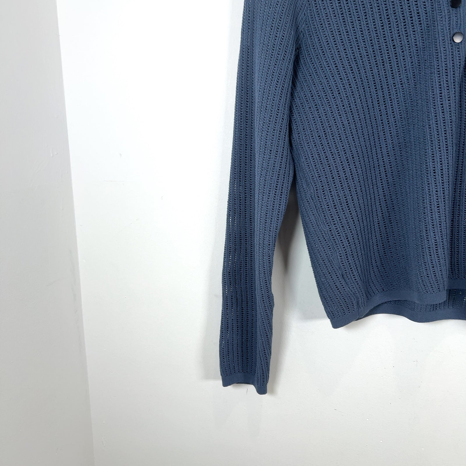 Rag & Bone Knitted Cropped Button-Up Polo Shirt
