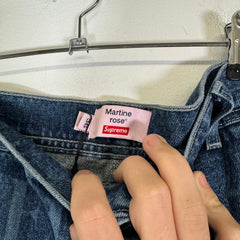 Supreme x Martine Rose Blue Cargo Denim Jeans Size 36