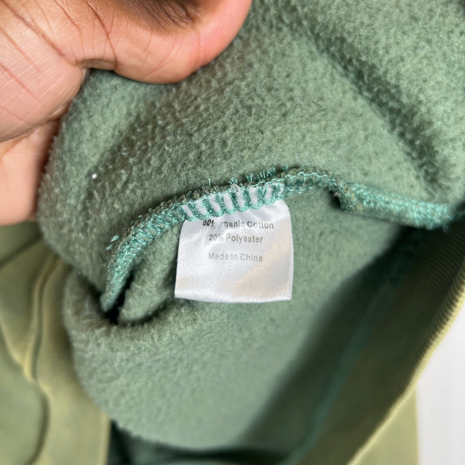 GV Gallery Green Raspberry Hills Zip-Up Hoodie Size M