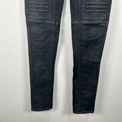 Rick Owens Black Nagakin Wax Tyrone Detroit Denim Size S