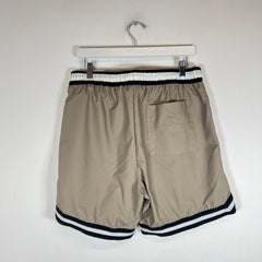 Rhude Khaki Logo Basketball Shorts Size XL