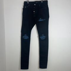 Amiri MX1 Cracked Denim Jeans