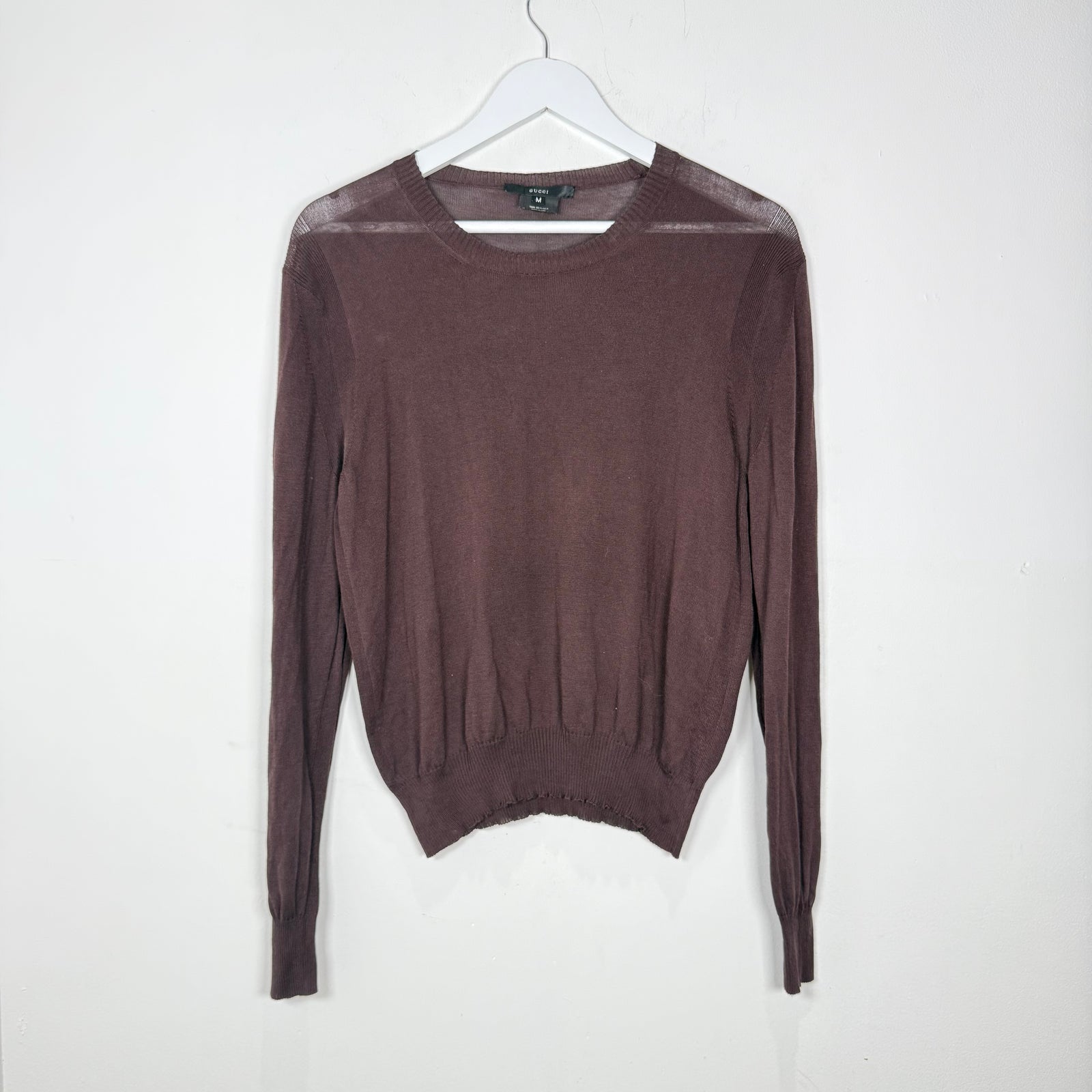 Gucci Maroon Knit Turtleneck Size M
