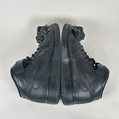 CDG X Nike Air Force One Mid Black Dinaosur Size 11