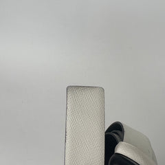 Prada White Saffiano Belt