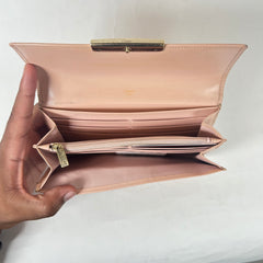 Cartier Pink Leather Long Wallet