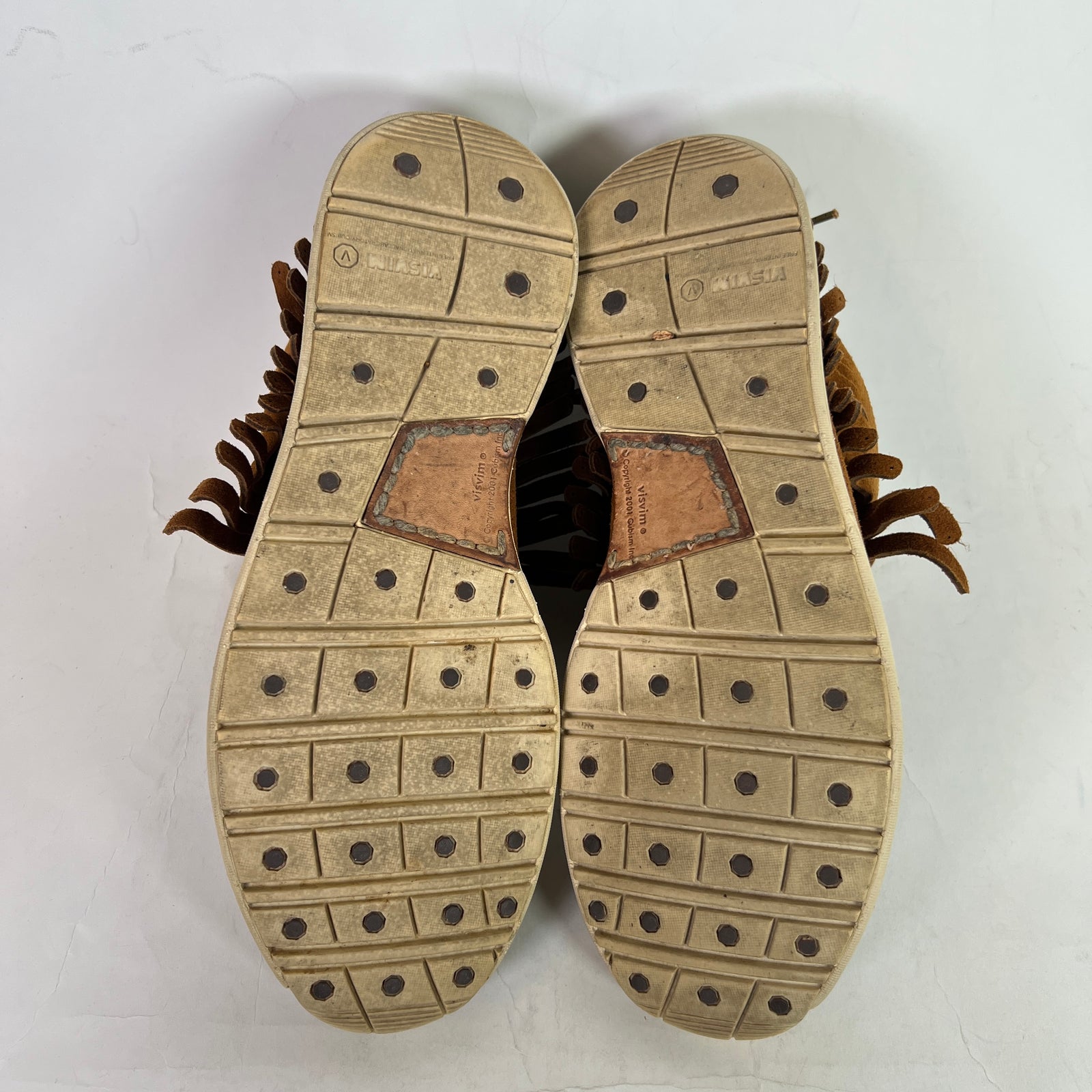 Visvim Brown FBT Shaman-Folk Size 10.5