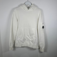 C.P. Company White Hoodie Size M