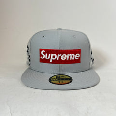 Supreme x New Era Bones Box Logo Fitted Hat