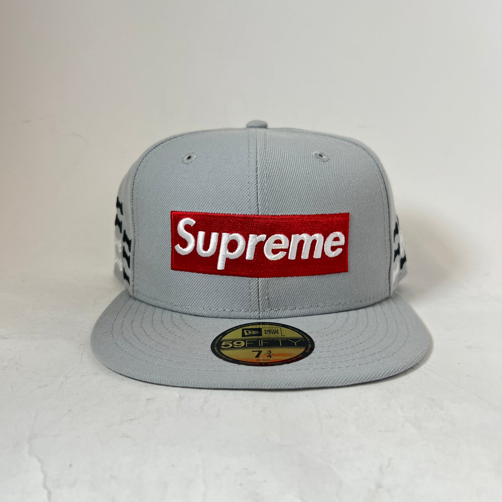Supreme x New Era Bones Box Logo Fitted Hat