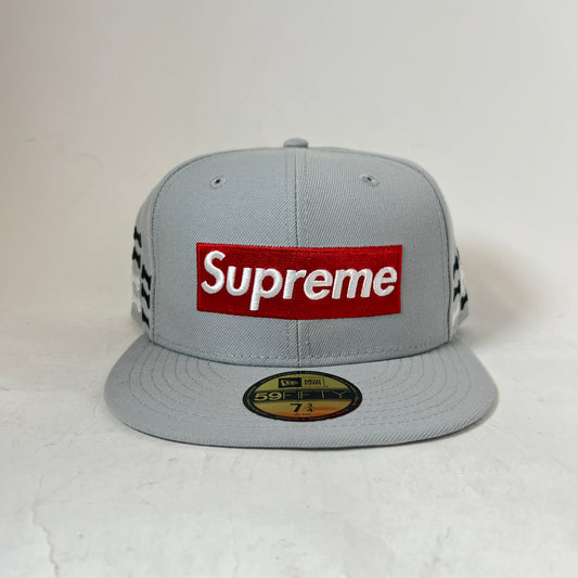Supreme x New Era Bones Box Logo Fitted Hat