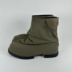 424 Army Green Nylon Marathon Boots Size 11