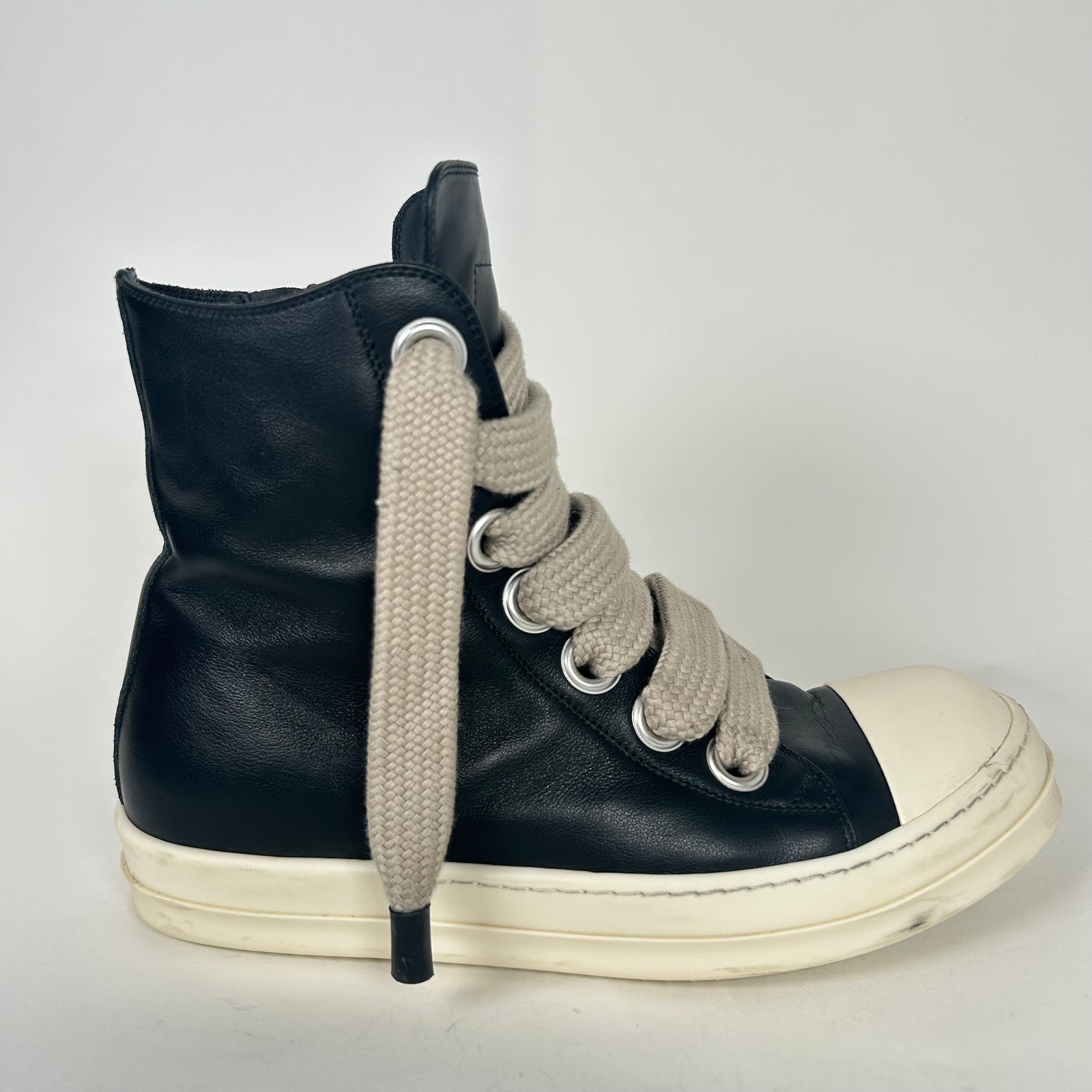 Rick Owens High Top Jumbo Lace Ramones Size 9