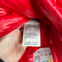 Moncler Red Maya Puffer Jacket Size 3