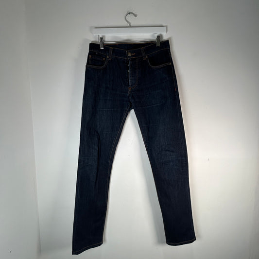 Isaia Raw Denim Jeans Size 46