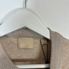 Burberry Tan Patchwork Wool Sweater Size S
