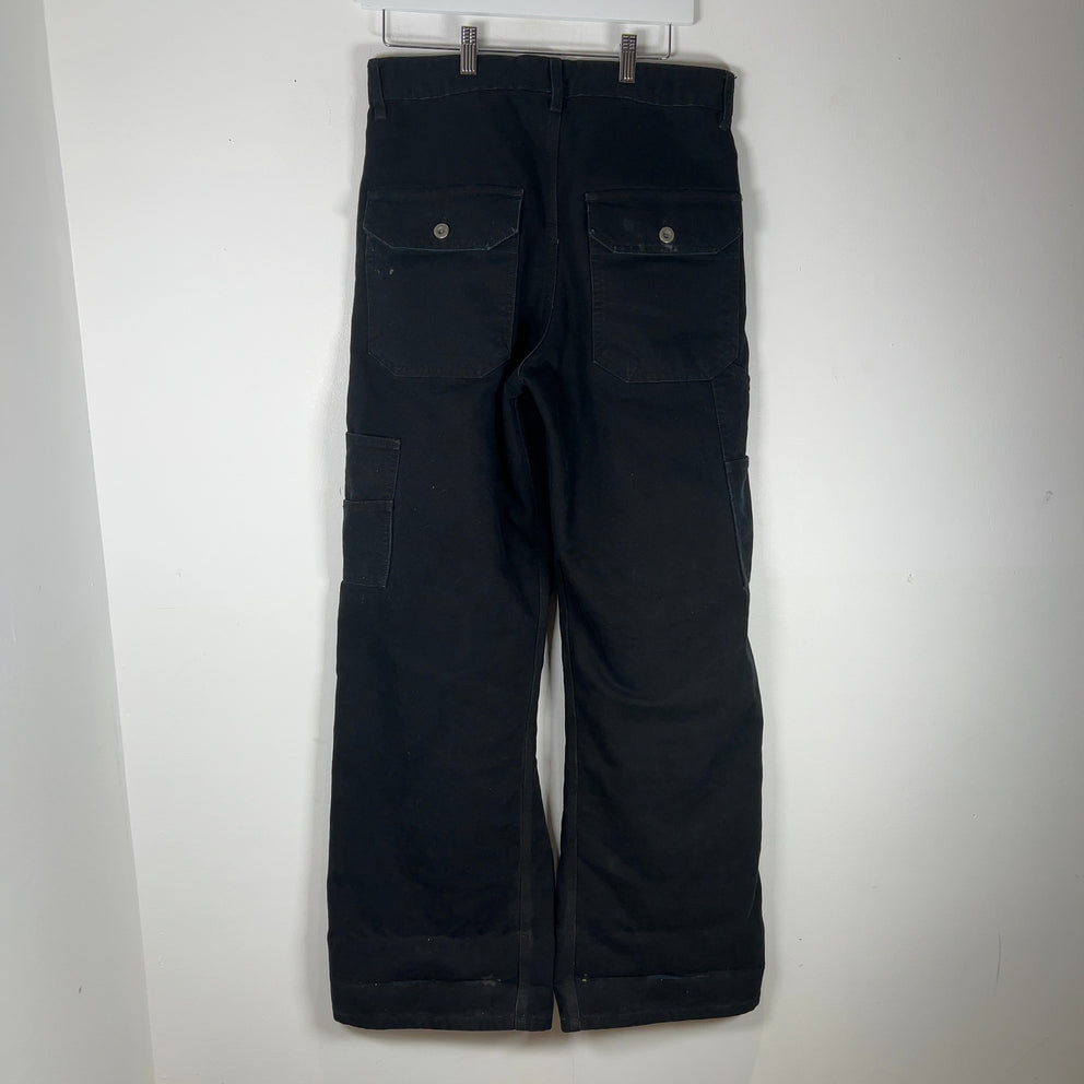 Pinup Rags Journeyman Wide Leg Carpenter Denim Pants