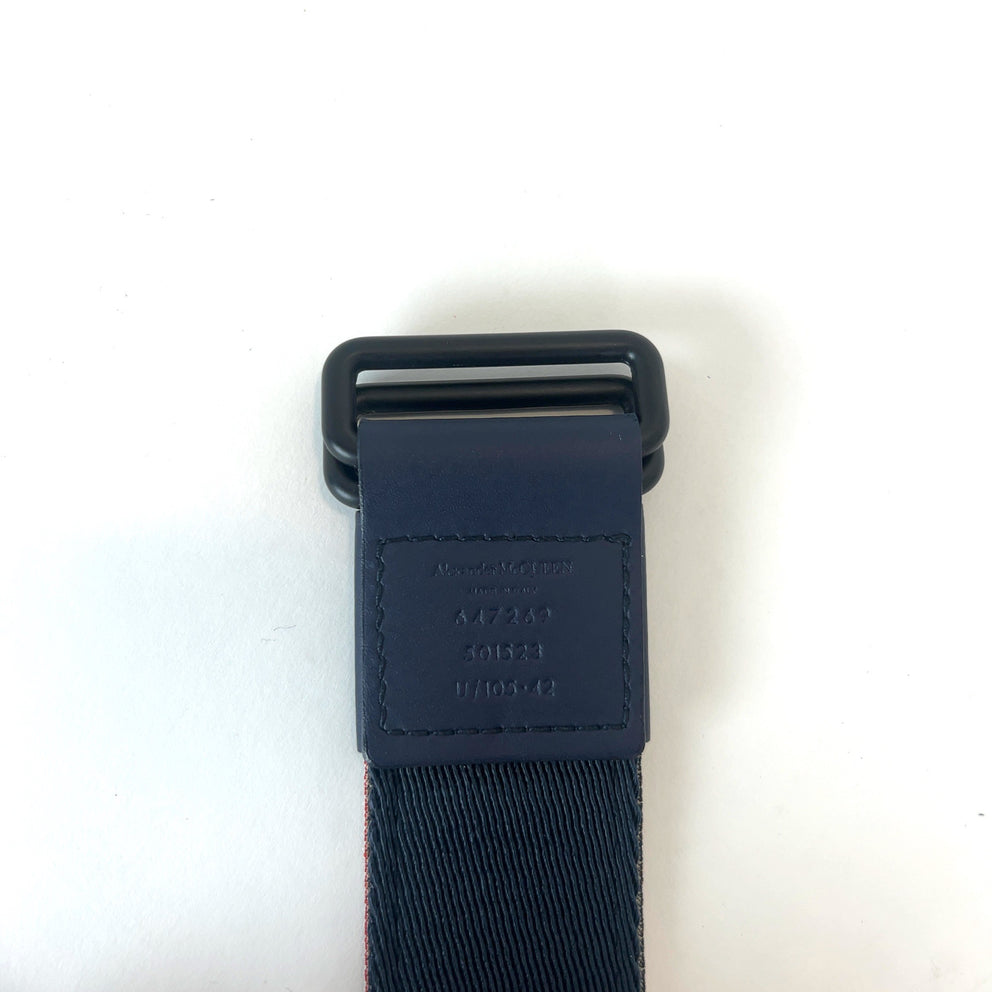 Alexander McQueen Logo Double Buckle Belt