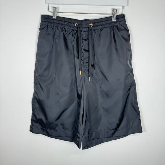 Versace Black Nylon Shorts Size 32