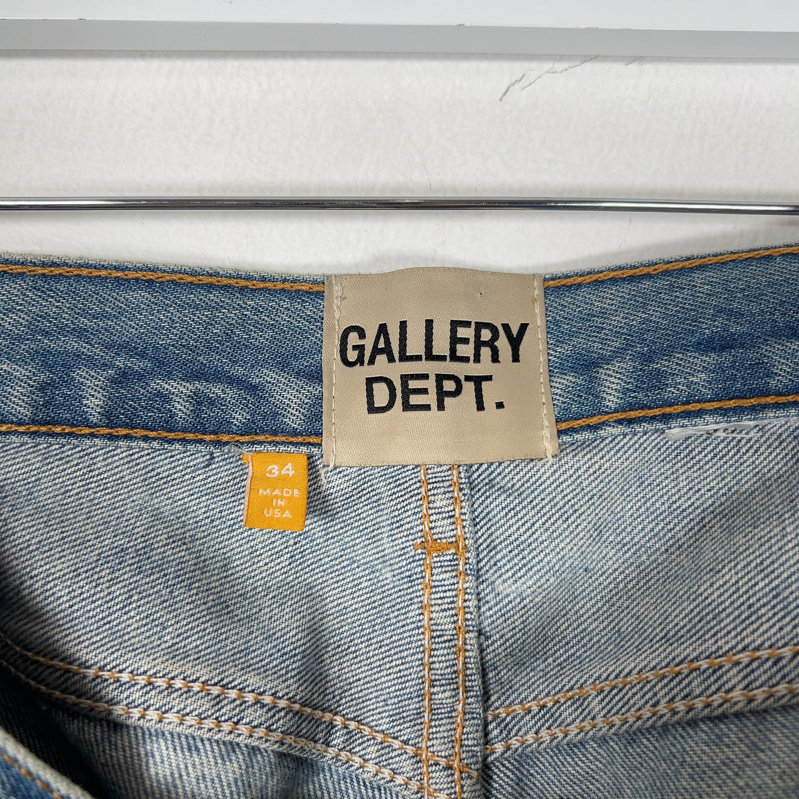 Gallery Dept Studded Rodman LA Flare Jeans Size 34