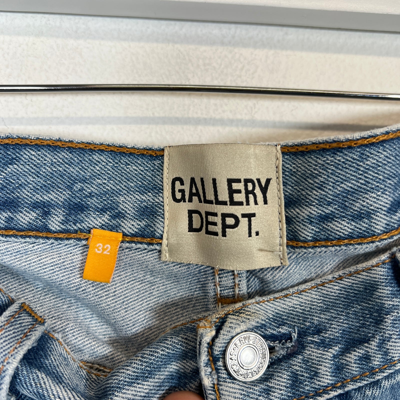 Gallery Dept Lightwash 5001 Paint Jeans Size 32