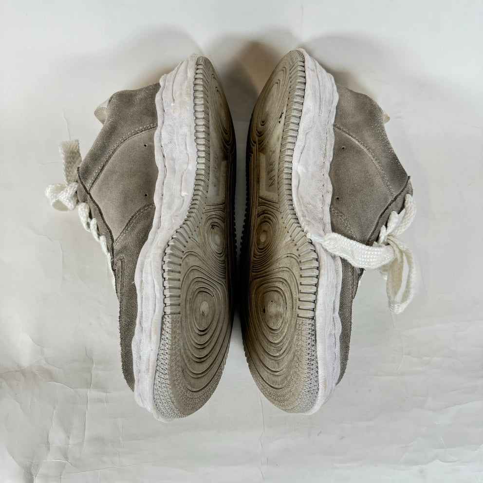 MMY Grey Brushed Suede Wayne Sneakers Size 42